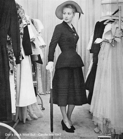 dior 1947 jacke|christian Dior corolle collection 1947.